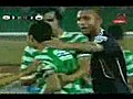 مشاجرة محمد ابو العلا مع لاعب الزمالك مباراة امس الانتاج الحربى والزمالك