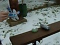 RC Plane In The Snow