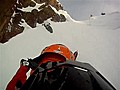 Snowmobile Hill Climb Fail POV