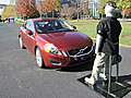 Volvo S60 pedestrian detection system demo