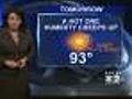 Sunday Weather: Heat Wave,  High Humidity Continue