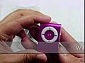 Clamp Mini MP3 Player Pink Colour - 2GB