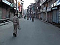 Kashmir Valley calm,  but curfew in place