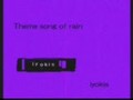 Theme song of rain