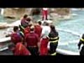 Fontana di Trevi diventa &#039;&#039;rossa&#039;&#039;