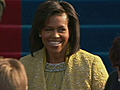 First lady set for world stage