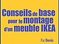 Conseils de base pour le montage d’un meuble IKEA