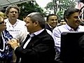 Antonio Anastasia (PSDB) vota acompanhado de Aécio Neves