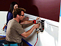 Installing Wainscoting