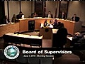 Humboldt County Board of Supervisors Meeting,  Morning Session - 2010-06-01 (June 1, 2010)