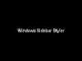 Windows Sidebar Styler