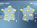 Météo du samedi 2 juillet