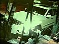 SUV Plows Through Liquor Store Window