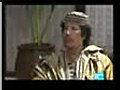 KADHAFI ROI DU CARNAVAL (parodie)