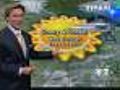 Sun & Clouds,  Less Humid Tuesday