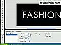 Fashion style logo animation in Flash - Tutorial