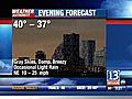 VIDEO: 13WHAM Weather Authority Forecast - March 22,  2010