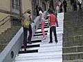 Conmemoran con una escalera-piano el Día Europeo de la Música