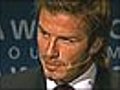 Beckham’s passionate World Cup bid presentation