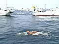 08.8.4 初島熱海間団体競泳