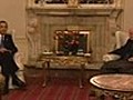 Obama Meets With Karzai