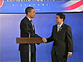 President Obama and Thai Prime Minister Abhisit Speak After ASEAN-10 Meeting