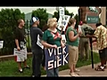 Sports Fans,  Animal Lovers Face Off Over Vick