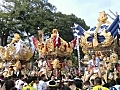 曽根天満宮　本宮　北之町　中筋西　西之町　正門前　屋台練り