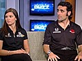 Danica Patrick,  Dario Franchitti Talk Indy 500