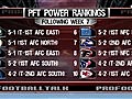 ProFootballTalk - AFC Reigns Supreme