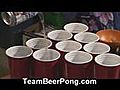 Beer Pong Party Using Our New Portable Beer Pong Table