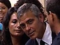 George Clooney Creates a Stir in Milan Court