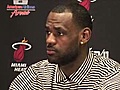 LeBron James and Dwyane Wade talk about their game Tuesday night.