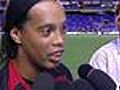 Ronaldinho Gaúcho: `Só tenho a agradecer aos companheiros que estão me carregando`