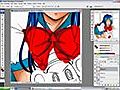 Me drawing Kaname from Full Metal Panic - Speedpaint photoshop