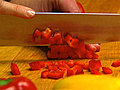 Dicing Red Pepper