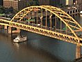 Fort Pitt Bridge 517 Stock Footage