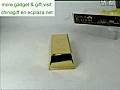 A Gold Bar Door Stop