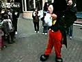 Mickey Mouse battle dance at Eurodisney Paris