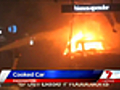 Car explodes in Paddington