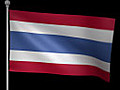 Thailand Flag Stock Footage