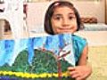 Young at art: At 6, Arushi has painted 3,000 canvases