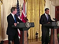 President Obama and Prime Minister Cameron at the White House