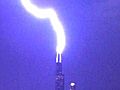 Raw Video: Lightning Hits Chicago’s Willis Tower