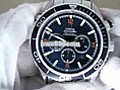 Omega Planet Ocean Chrono Stainless and Black Dial Correct Sub D