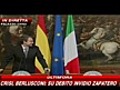 Berlu abbandona Zapatero in piena conferenza stampa