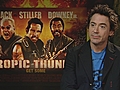 We catch up with Robert Downey Jr as Tropic Thunder launches