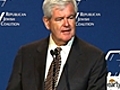 Gingrich jokes about staff quitting