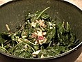 How to Make a Warm Spinach Salad