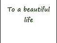 Beautiful life by fisher,  with lyrics